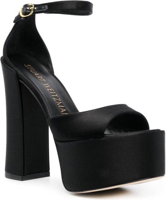 Stuart Weitzman Skyhigh 150mm platform sandals Black