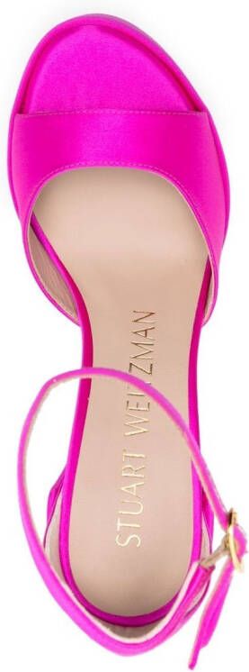 Stuart Weitzman Skyhigh 150mm platform sandals Pink