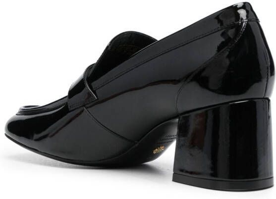 Stuart Weitzman Sleek 60 65mm leather loafers Black