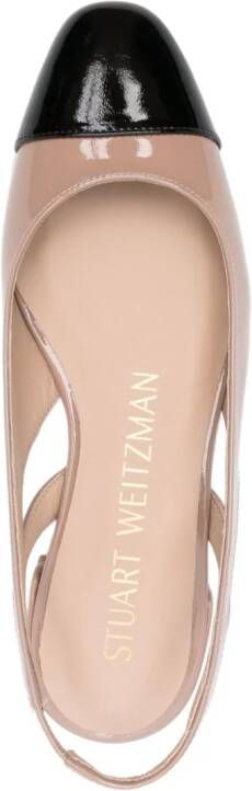 Stuart Weitzman Sleek ballerina shoes Neutrals