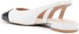 Stuart Weitzman Sleek slingback leather ballerina shoes White - Thumbnail 3