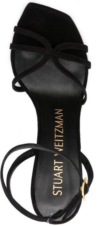 Stuart Weitzman slip-on sandals Black