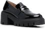 Stuart Weitzman Soho 60mm platform leather loafers Black - Thumbnail 2