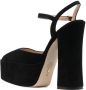 Stuart Weitzman square-toe 150mm suede platform pumps Black - Thumbnail 3
