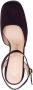 Stuart Weitzman square-toe 150mm suede platform pumps Purple - Thumbnail 4