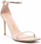 Stuart Weitzman square-toe metallic-effect sandals Gold - Thumbnail 2