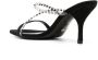 Stuart Weitzman Strapeze 85mm crystal-embellished sandals Black - Thumbnail 3