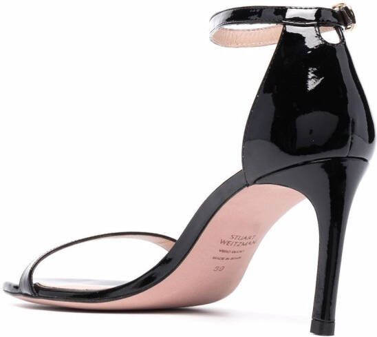 Stuart Weitzman strappy high heel sandals Black