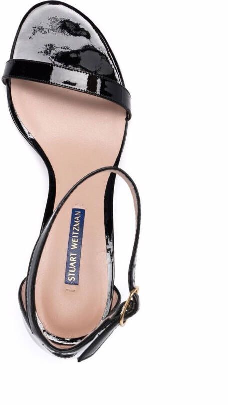 Stuart Weitzman strappy high heel sandals Black