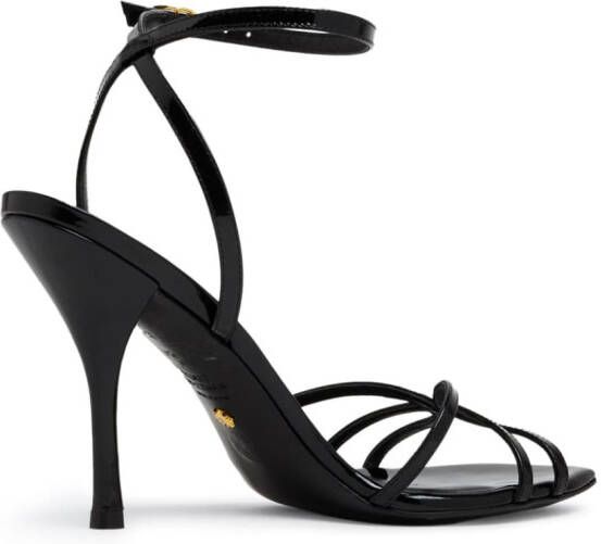 Stuart Weitzman strappy high-heel sandals Black