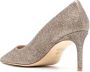 Stuart Weitzman Stuart 50mm glitter pumps Gold - Thumbnail 3