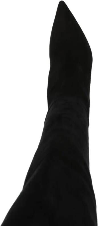 Stuart Weitzman Stuart 75 thigh-high suede boots Black