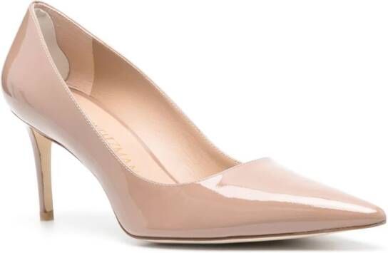 Stuart Weitzman Stuart 75mm leather pumps Neutrals