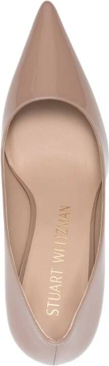 Stuart Weitzman Stuart 75mm leather pumps Neutrals