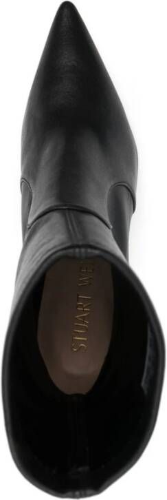 Stuart Weitzman Stuart 85mm leather boots Black