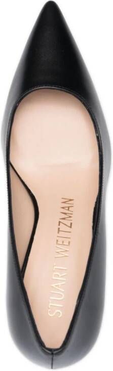 Stuart Weitzman Stuart 85mm pointed-toe pumps Black