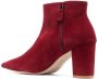 Stuart Weitzman Sue suede 70mm ankle boots Red - Thumbnail 3