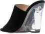 Stuart Weitzman Sue transparent-heel mules Black - Thumbnail 3