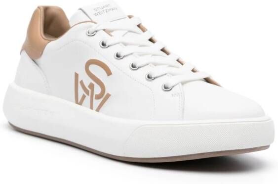 Stuart Weitzman SW Pro leather sneaker White