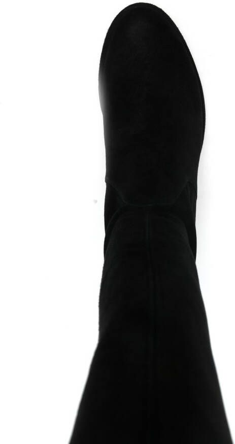 Stuart Weitzman tie-fastening thigh-high boots Black