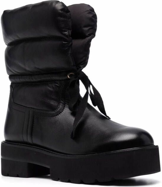 Stuart Weitzman Tyler padded ankle boots Black