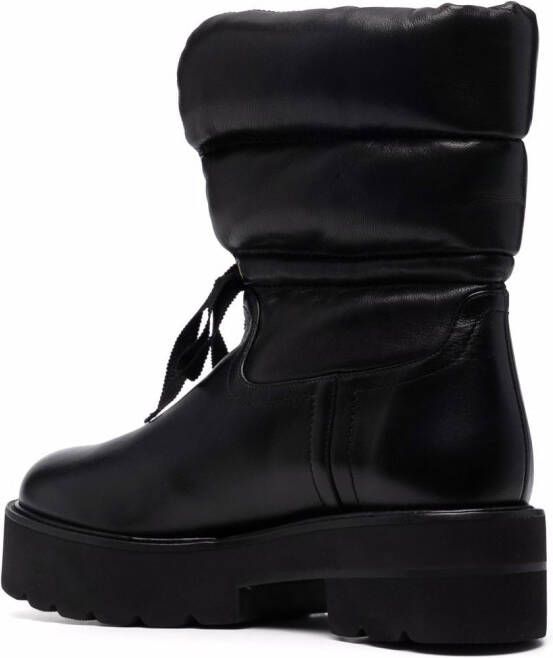 Stuart Weitzman Tyler padded ankle boots Black