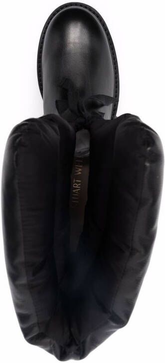 Stuart Weitzman Tyler padded ankle boots Black
