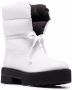 Stuart Weitzman Tyler quilted panelled ankle boots White - Thumbnail 2