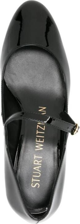 Stuart Weitzman Vivienne 35mm patent-leather pumps Black