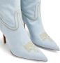 Stuart Weitzman western-style denim high boots Blue - Thumbnail 5