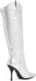 Stuart Weitzman western-style metallic high boots Silver - Thumbnail 3