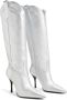 Stuart Weitzman western-style metallic high boots Silver - Thumbnail 5