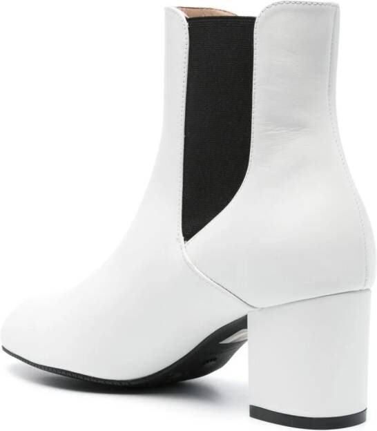 Stuart Weitzman Yuliana 60mm Chelsea boots White