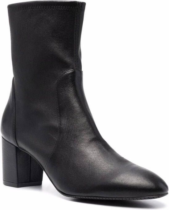 Stuart Weitzman Yuliana 60mm leather ankle boots Black