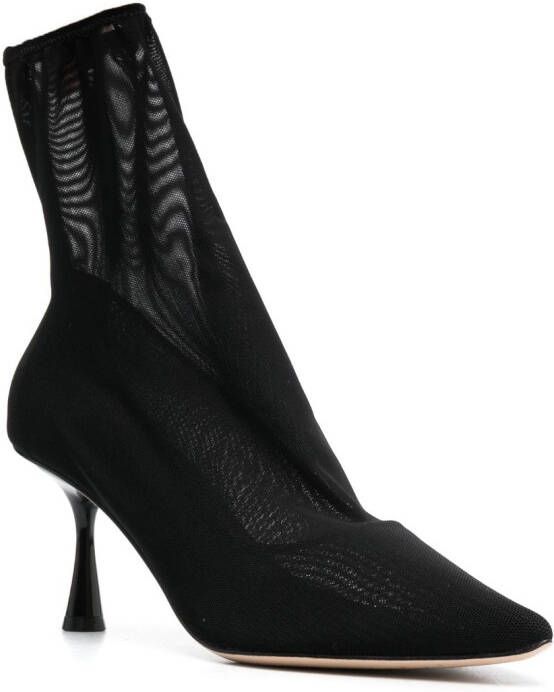 Studio Amelia 90mm sock-style ankle boots Black