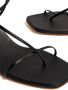 Studio Amelia Cross Front 70mm leather sandals Black - Thumbnail 4