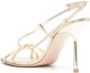 Studio Amelia Entwined 90mm leather sandals Gold - Thumbnail 3