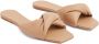 Studio Amelia knotted-style leather flat sandals Neutrals - Thumbnail 2