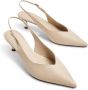 Studio Amelia Razor 50mm leather pumps Neutrals - Thumbnail 4