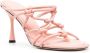 Studio Amelia strappy 95mm leather mules Pink - Thumbnail 2