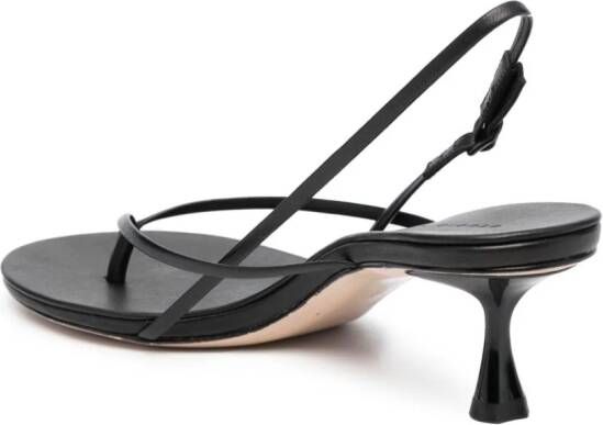 Studio Amelia Wishbone 60mm thong-strap sandals Black
