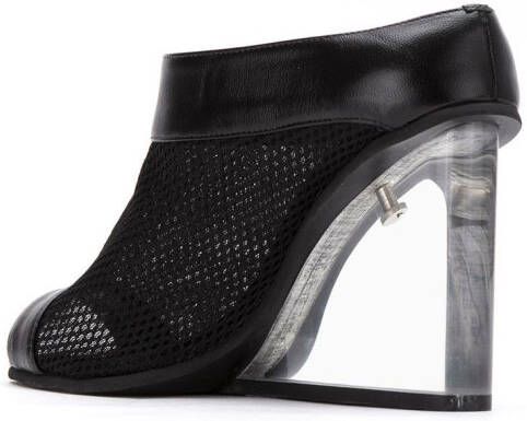 Studio Chofakian ankle boots with transparent heels Black