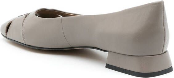 Studio Chofakian block heel ballerina shoes Grey