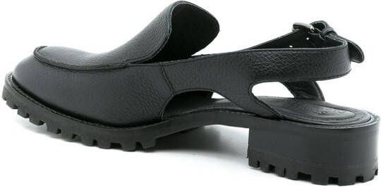 Studio Chofakian buckle-fastening leather loafers Black