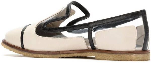 Studio Chofakian leather slippers Neutrals