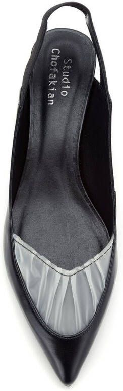 Studio Chofakian slingback pumps Black