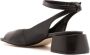 Studio Chofakian square-toe leather sandals Black - Thumbnail 3