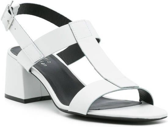 Studio Chofakian Studio 107 65mm leather sandals White