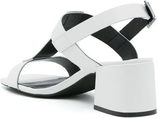 Studio Chofakian Studio 107 65mm leather sandals White