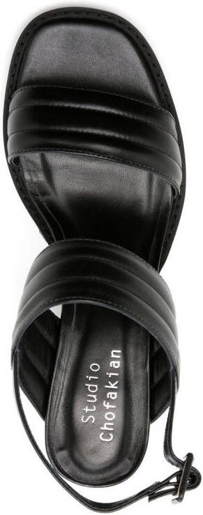 Studio Chofakian Studio 115 85mm sandals Black